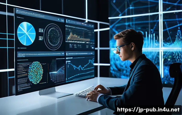 공공정책 연구 논문 작성법 - **Prompt 1: "Igniting the Research Question with AI and Big Data"**
    A highly detailed, vibrant, ...